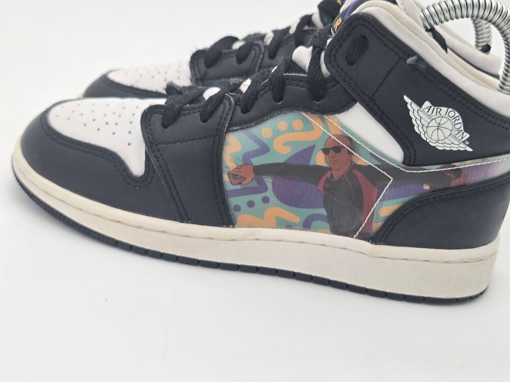Nike Air Jordan 1 Mid GS Hologram Sneakers Youth 4Y